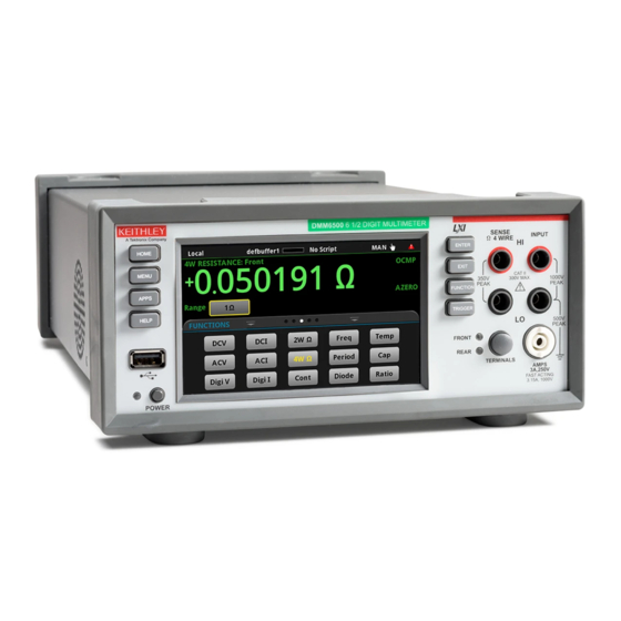 Tektronix Keithley DMM6500 Operating Manual