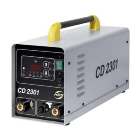 HBS CD 2301 Manuals