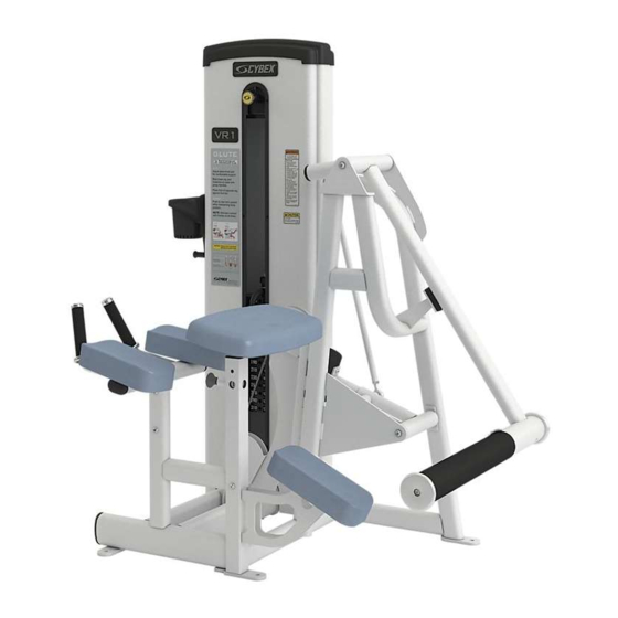 CYBEX VR1 Glute Owner's And Service Manual