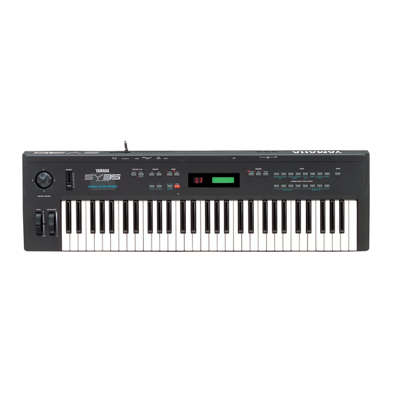 Yamaha SY35 デジタル 縛っ ベクター シンセサイザー