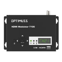 Optimuss T100 User Manual