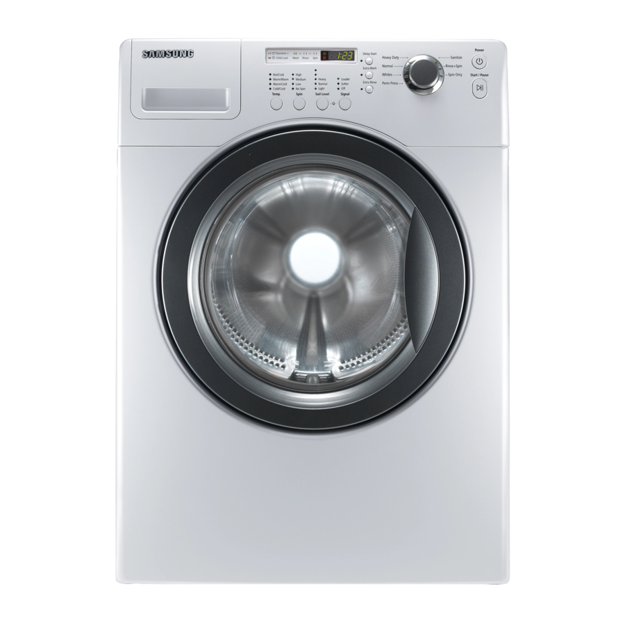 Samsung Drum Washing Machine Manuals