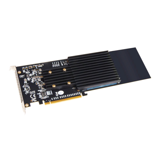 Sonnet M.2 4x4 PCIe Card Quick Start Manual