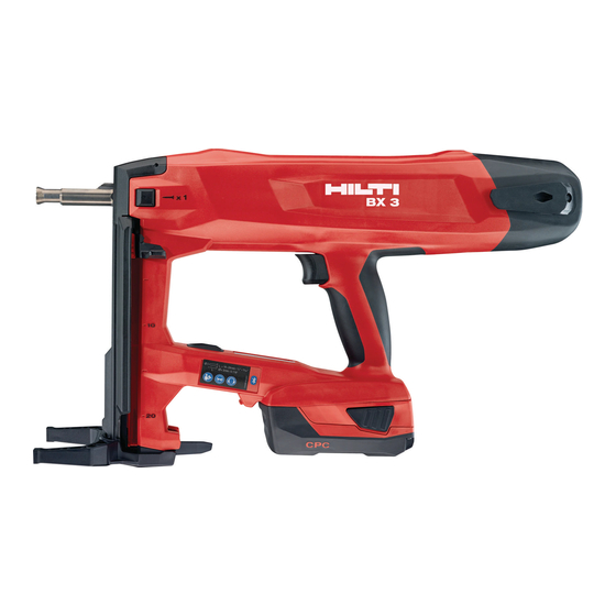 Hilti BX 3-ME Manual