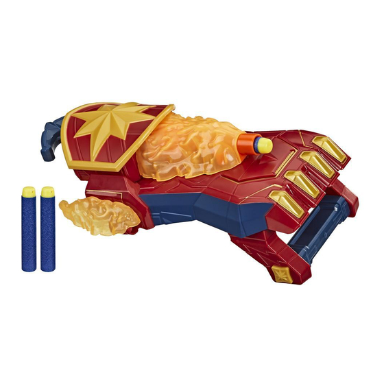 Hasbro NERF Power Moves Marvel Avengers Captain Marvel Photon Blast Quick Start Manual