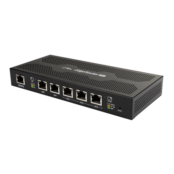 Ubiquiti EdgeRouter ERPoe-5 Quick Start Manual