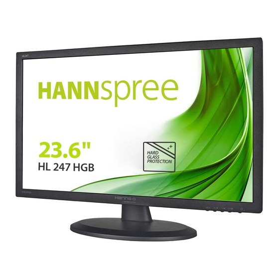 HANNspree HANNS-G HL247HGB Manuals