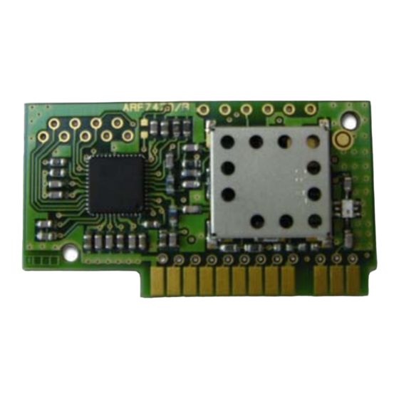 Adeunis RF ARF54 User Manual