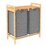 AMES CLOSETMAID Bamboo Laundry Hamper with Sliding Bags Installation Instructions Manual