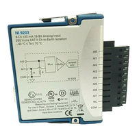 NI 9203 Getting Started Manual