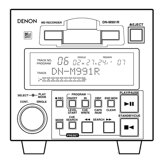 Denon DN-M991R Operating Instructions Manual
