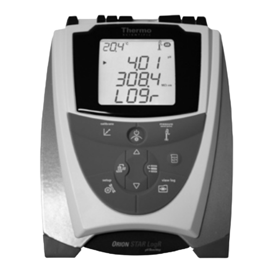 Thermo Scientific Orion Star LogR Meter User Manual