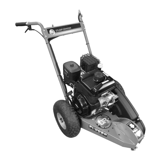 DR Stump Grinder Operating Instructions Manual