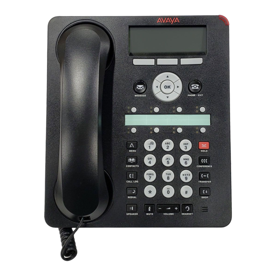 Avaya IP Office 1608 Quick Reference Manual