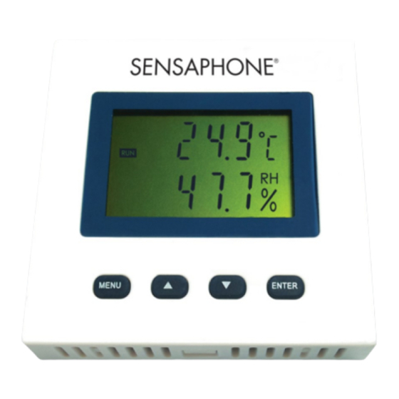 Sensaphone FGD-0109 Quick Installation Manual
