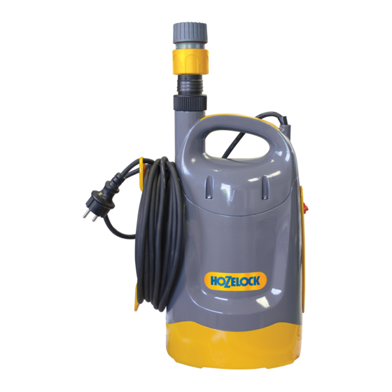 User Manuals: Hozelock FLOWMAX 10200 Dirty Water Pump