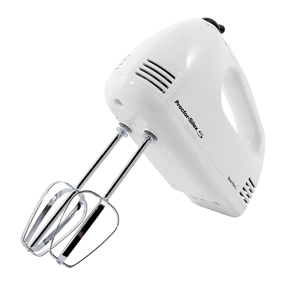 Proctor-Silex Easy Mix 5 speed Use & Care Manual