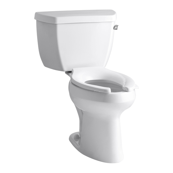 Kohler K-3519 Comfort Height Toilet Manuals