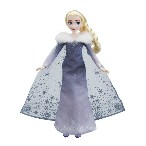 Hasbro Disney Olaf's Frozen Adventure Musical Elsa C2539 Quick Start Manual
