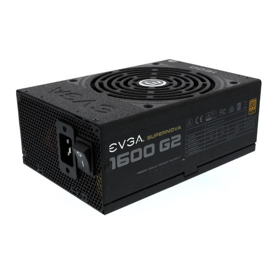 EVGA SuperNOVA 1600 G2 User Manual