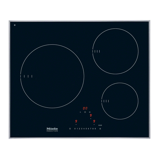 Miele KM 6310 Operating And Installation Instructions