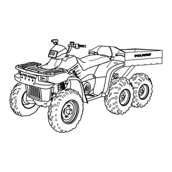 Polaris 6X6 Owner's Manual For Maintenance And Safety