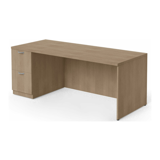 Steelcase Currency Single Pedestal Desk Manual