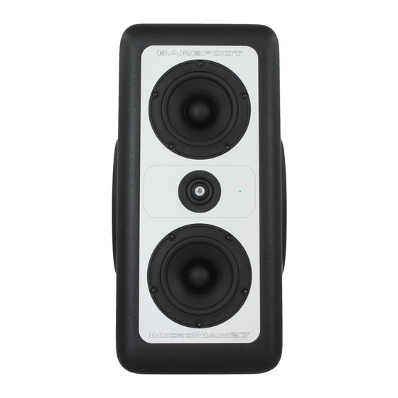 Barefoot Sound MicroMain 27 Gen2 Manuals