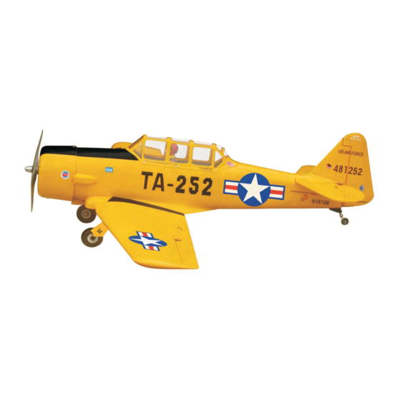THE WORLD MODELS ARF AT-6 Texan Instruction Manual