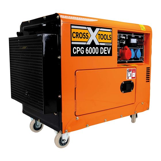 Cross Tools CPG 6000 DEV Operating	 Instruction