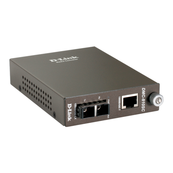 D-Link DMC-810SC Quick Installation Manual