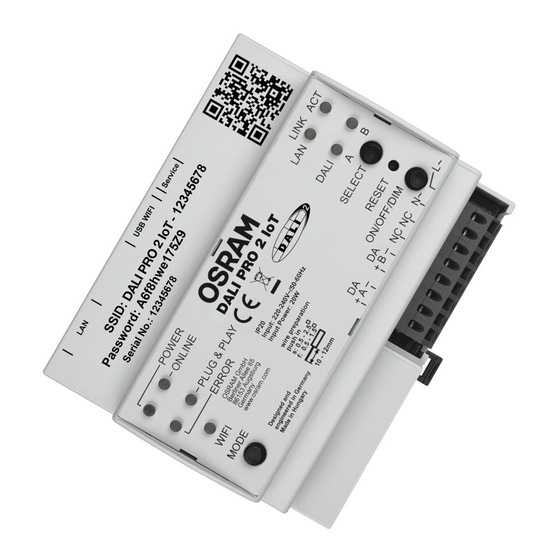 Osram DALI PRO 2 IoT Manual