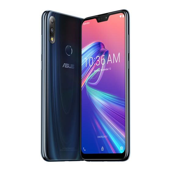 Asus Zenfone Max pro M2 Manuals