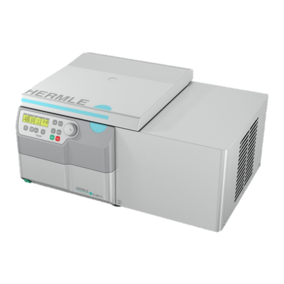 Hermle Z 366 K User Manual
