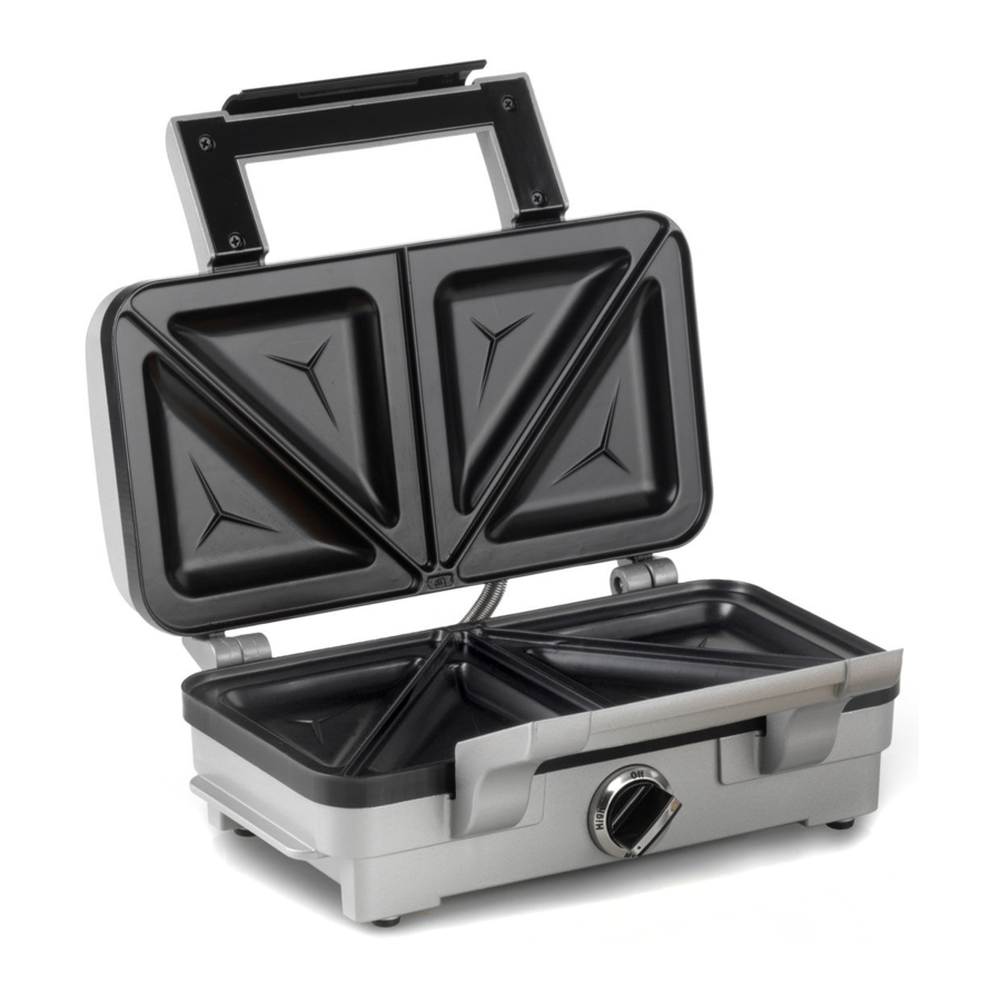 Cuisinart Griddler GR-SM - Overstuffed Sandwich Maker Manual