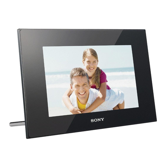 Sony DPF-V900 Specifications