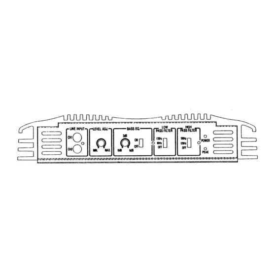 Sherwood XA-5450 2 Channel Amplifier Manuals