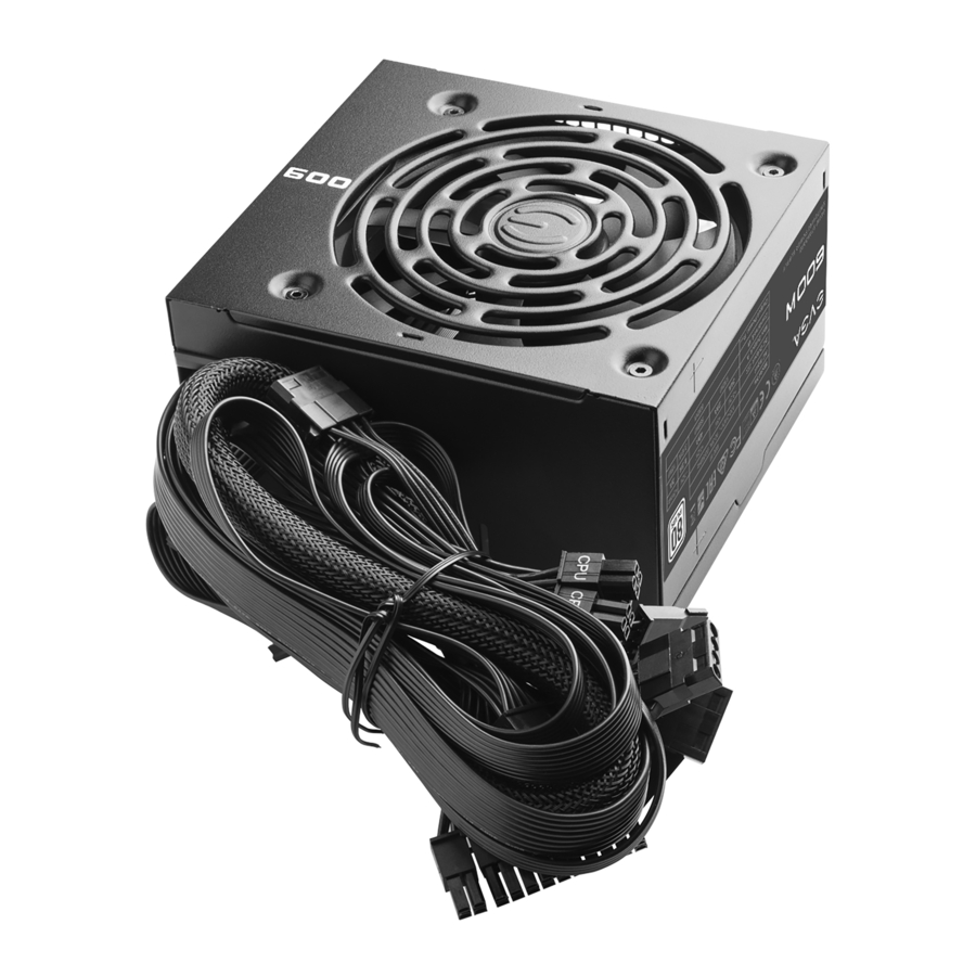 EVGA 430W, 500W, 600W - Power Supply Manual