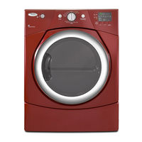 Whirlpool WED9250WR - Duet Cranberry - Electric Dryer Use & Care Manual