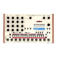 Jomox ALPHA BASE Operating Manual