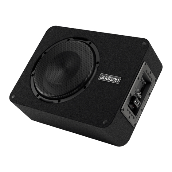 Audison Prima APBX Series Owner's Manual