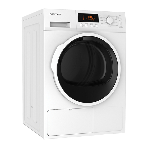 Parmco DR8WHP Heat Pump Dryer Manuals