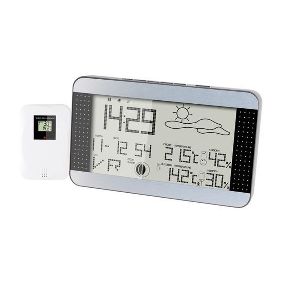 Alecto WS-1700 - Weather Station with Wireless Outdoor Unit Manual