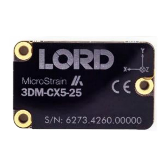 LORD 3DM-CX5-25 User Manual