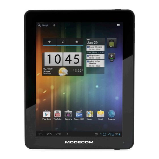 Modecom Freetab 9702 IPS x2 Guick Start Manual