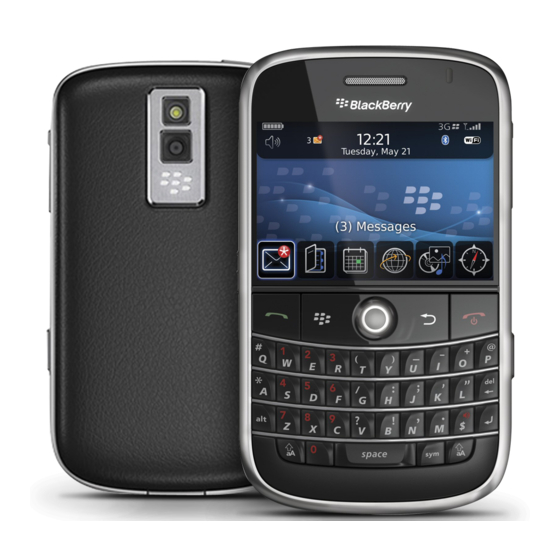 Blackberry BOLD 9000 - WILLKOMMEN BEI ! User Manual