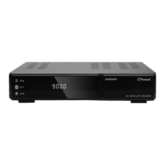 Pansat 9500HDX User Manual
