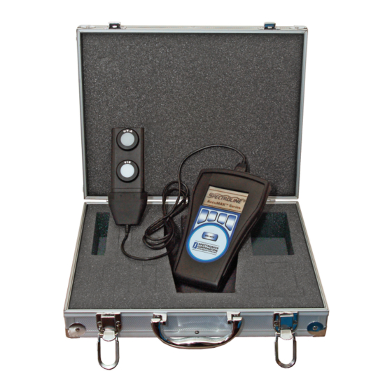 Spectronics Spectroline AccuMax Series Manuals