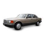Mercedes-Benz 126 1986 Owner's Manual