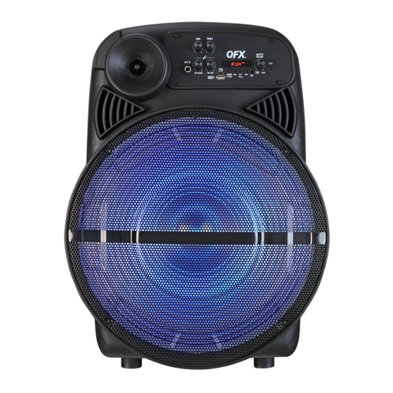 QFX MPX-1501 User Manual